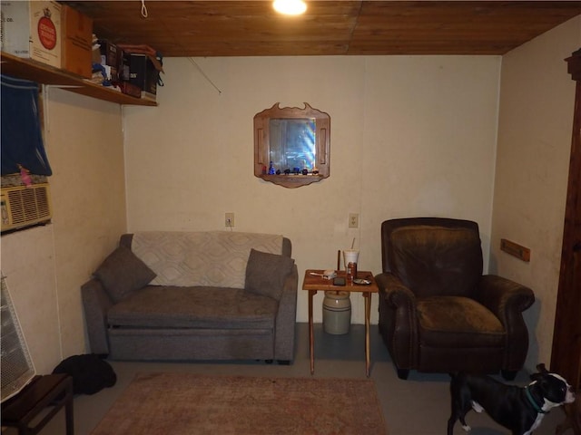 396 Dawn Light Dr, Western Grove, AR 72675 - sitting room with wooden ceiling