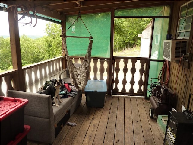 396 Dawn Light Dr, Western Grove, AR 72675 - sunroom / solarium featuring cooling unit