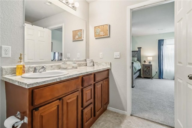 1017 Richland Creek Ave, Elkins, AR 72727 - bathroom featuring vanity and tile patterned flooring