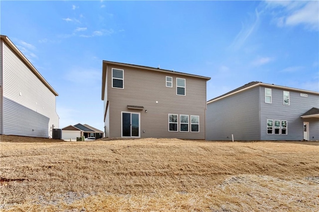 851 E Sparrow Cir, Fayetteville, AR 72701 - rear view of property featuring central AC