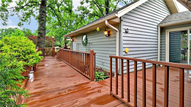 811 E Township St, Fayetteville, AR 72703 - view of wooden deck