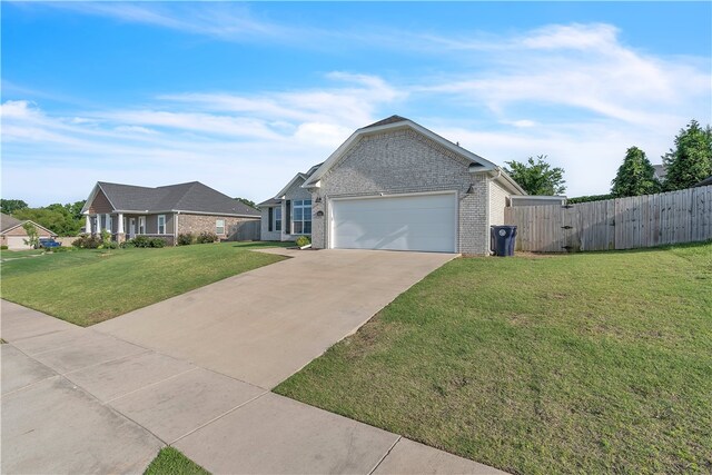 1461 Colonel Mcneil Dr, Prairie Grove, AR 72753 - ranch-style house featuring brick siding, an attached garage, and driveway