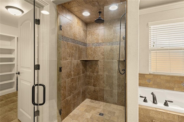 3504 NW Edgewood Ave, Bentonville, AR 72712 - full bath with a garden tub and a stall shower