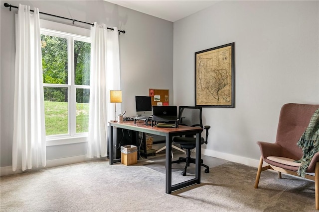 112 E Woodside Ln, Rogers, AR 72756 - office space featuring healthy amount of natural light, carpet, and baseboards