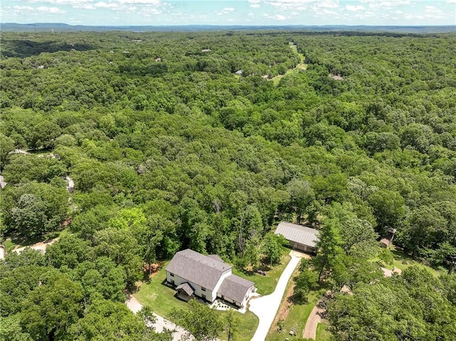 112 E Woodside Ln, Rogers, AR 72756 - aerial view of a heavily wooded area