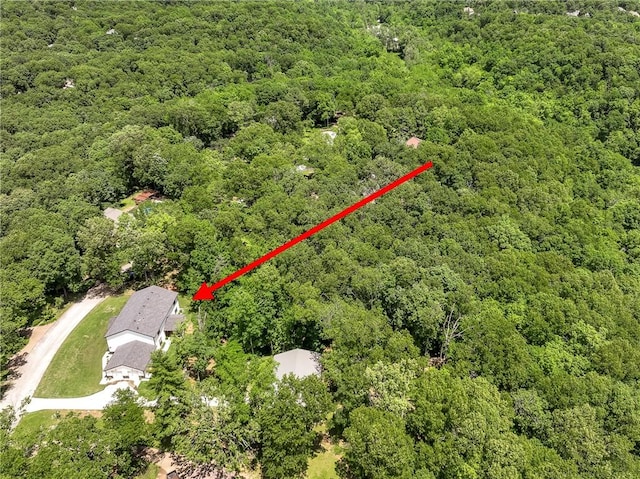 112 E Woodside Ln, Rogers, AR 72756 - aerial view of a forest
