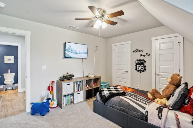 201 Ryder St, Gentry, AR 72734 - living area featuring ceiling fan and carpet flooring