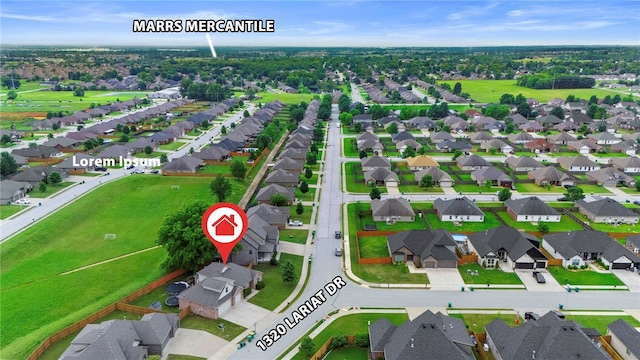 1320 Lariat Dr, Centerton, AR 72719 - aerial perspective of suburban area