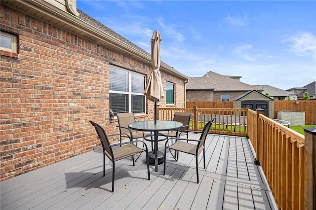 1320 Lariat Dr, Centerton, AR 72719 - deck with outdoor dining area