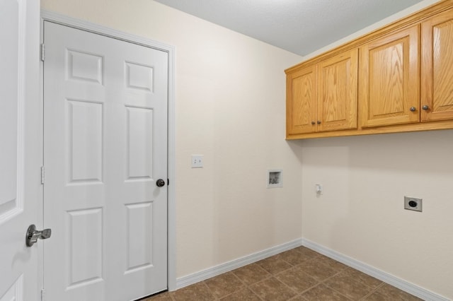 12305 Tyson Rd, Lowell, AR 72745 - laundry room featuring hookup for an electric dryer, cabinet space, and washer hookup