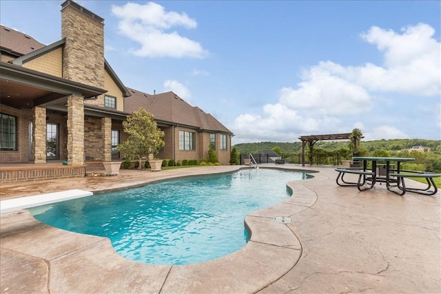 4465 Champagne Dr, Springdale, AR 72764 - view of pool featuring a patio area and a diving board