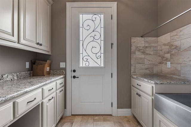 4465 Champagne Dr, Springdale, AR 72764 - kitchen with light stone countertops