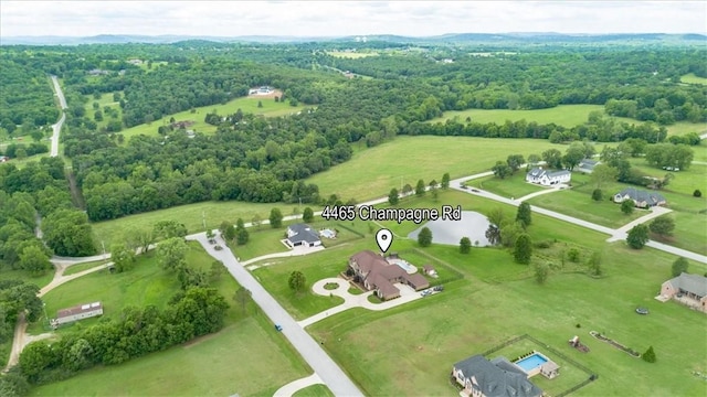 4465 Champagne Dr, Springdale, AR 72764 - bird's eye view of a forest