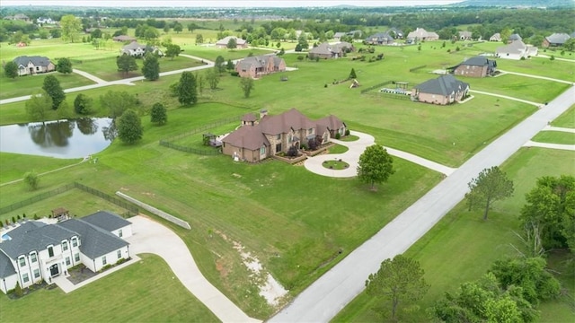 4465 Champagne Dr, Springdale, AR 72764 - aerial view of residential area featuring a large body of water