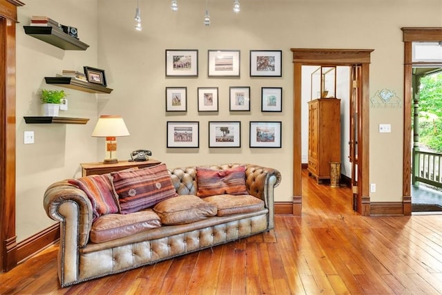 11 Hilton St, Eureka Springs, AR 72632 - living room featuring wood-type flooring