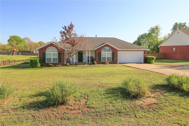 925 Lowell Ave, Cave Springs, AR 72718 - ranch-style home with concrete driveway and an attached garage