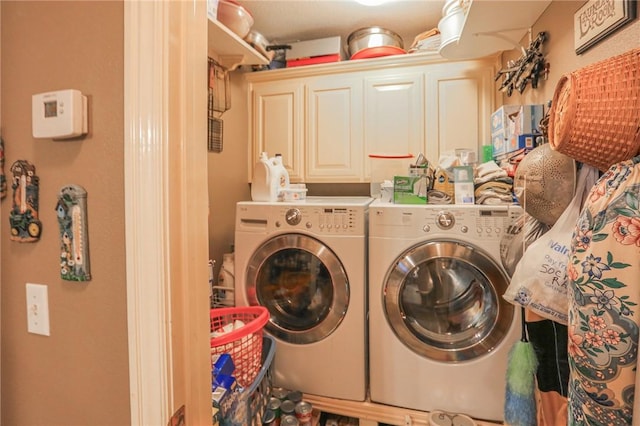 925 Lowell Ave, Cave Springs, AR 72718 - washroom with washing machine and dryer and cabinet space