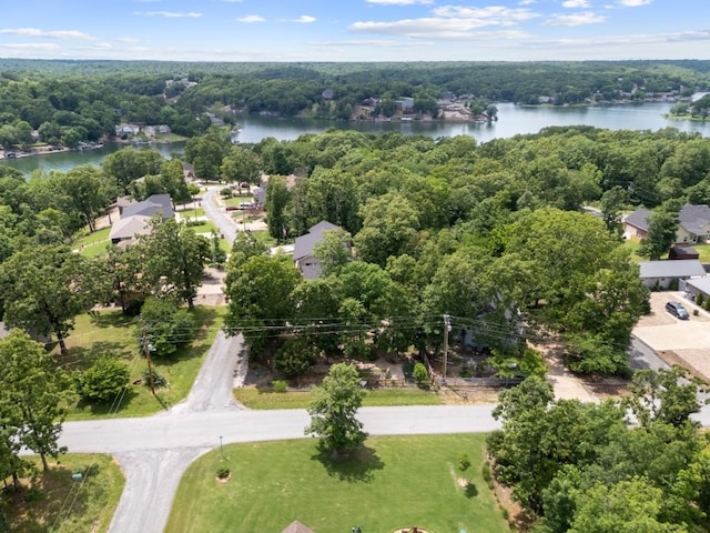 4 Torrido Ln, Bella Vista, AR 72715 - aerial overview of property's location featuring a large body of water and a forest