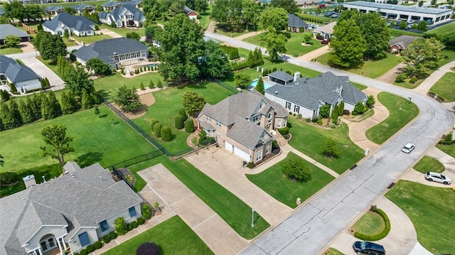 7 W Leiston Dr, Rogers, AR 72758 - aerial view of property and surrounding area featuring nearby suburban area