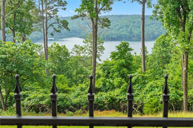 8093 Rockwood Ln, Rogers, AR 72756 - water view featuring a heavily wooded area