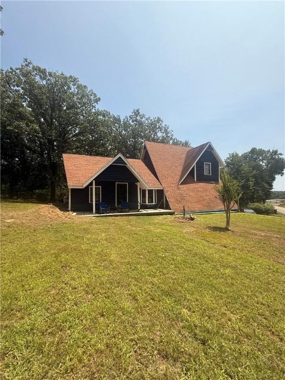 2711 Skyline Dr, Russellville, AR 72802 - rear view of property featuring a lawn