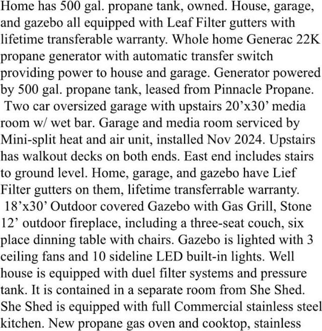 14620 Ravenwood Ln, Garfield, AR 72732 - view of a document of related text