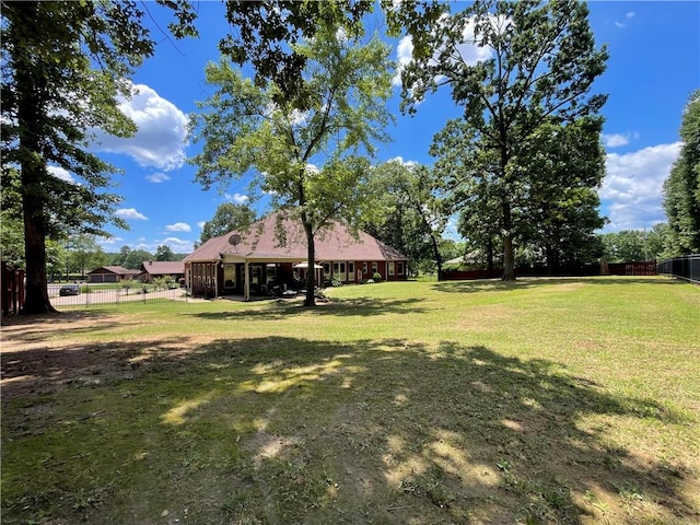 10059 Birdie St, Dardanelle, AR 72834 - view of yard