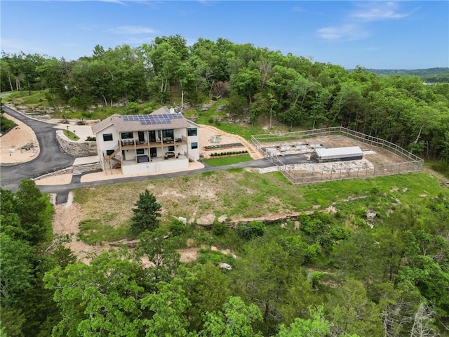 10393 Cedar Rock Rd, Garfield, AR 72732 - view from above of property with a forest