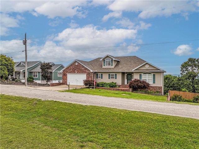 17 La Costa Dr, Holiday Island, AR 72631 - view of front of property featuring concrete driveway, brick siding, an attached garage, and roof with shingles