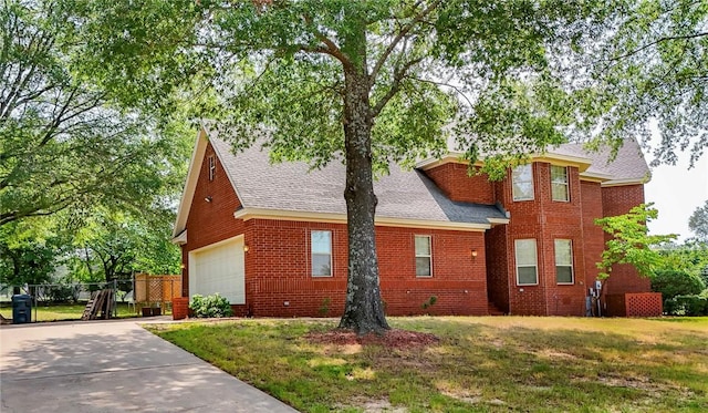 1060 Marina Way, Russellville, AR 72801 - view of side of home with brick siding, concrete driveway, and a shingled roof