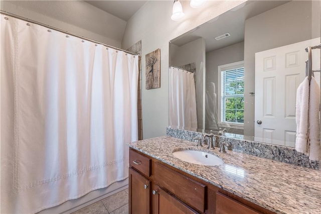 2314 S The Peaks Blvd, Rogers, AR 72758 - bathroom with vanity and tile patterned floors