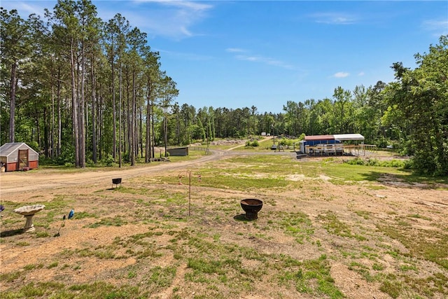 439 Pine Twist, Russellville, AR 72802 - view of yard featuring a detached carport