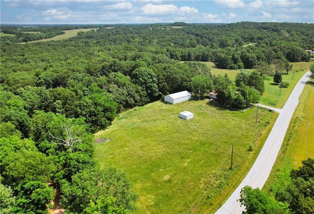 15829 N Wimpy Jones Rd, Garfield, AR 72732 - bird's eye view of a heavily wooded area