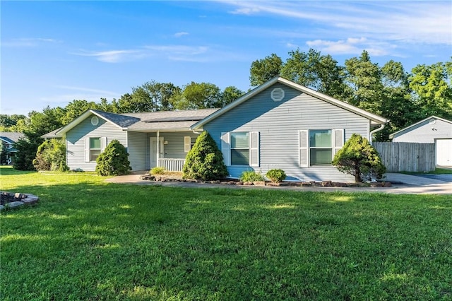 8 Central Heights Way, Bentonville, AR 72712 - ranch-style home featuring covered porch