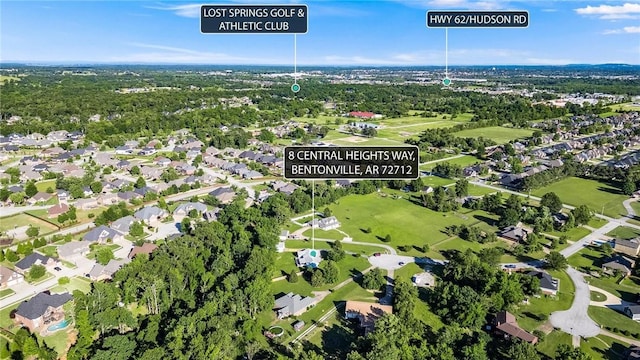 8 Central Heights Way, Bentonville, AR 72712 - view of property location with nearby suburban area