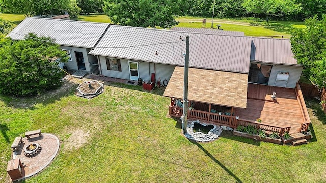 1188 Kyle Rd, Noel, MO 64854 - aerial view of property and surrounding area with a tree filled landscape