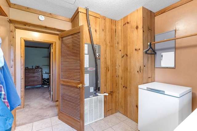 1188 Kyle Rd, Noel, MO 64854 - bathroom with tile patterned floors and a textured ceiling