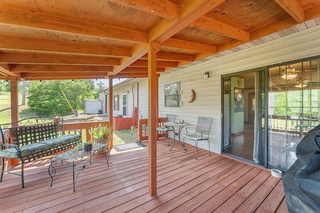 1188 Kyle Rd, Noel, MO 64854 - view of deck