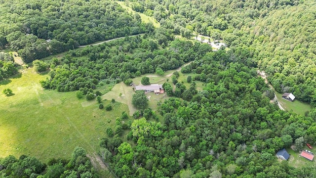 1188 Kyle Rd, Noel, MO 64854 - aerial view of property's location featuring a heavily wooded area
