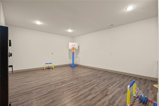 42 Devizis Dr, Bella Vista, AR 72714 - playroom with wood finished floors, baseboards, and recessed lighting
