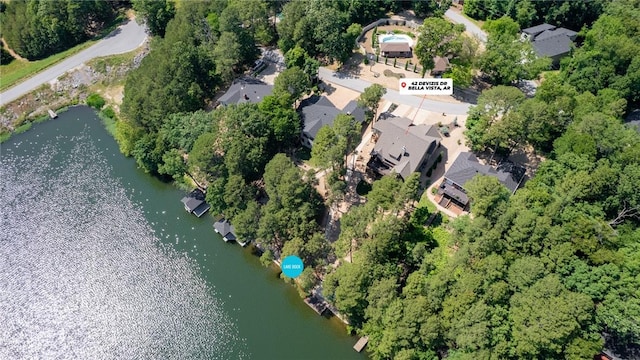 42 Devizis Dr, Bella Vista, AR 72714 - aerial view of property's location featuring a large body of water