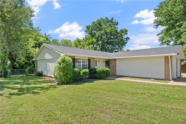 3021-3023 N Old Missouri Rd, Fayetteville, AR 72703 - ranch-style house with brick siding and an attached garage