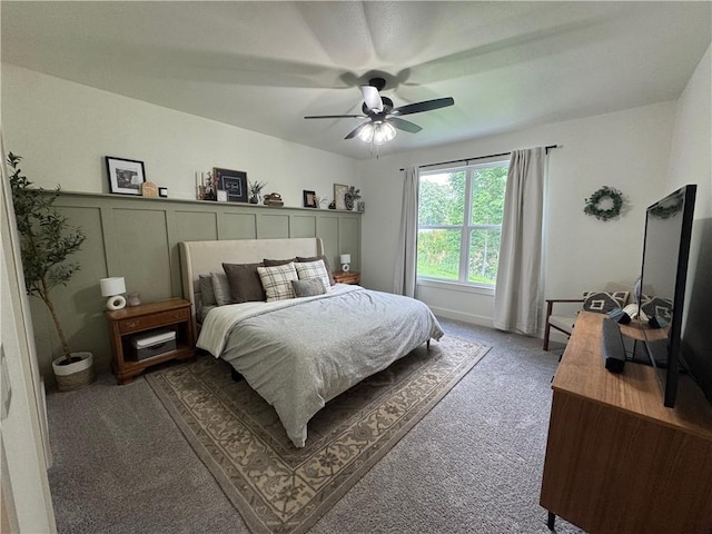 1 Llanon Cir, Bella Vista, AR 72714 - bedroom with carpet flooring and ceiling fan