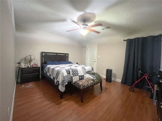 405-407 Rena Rd, Van Buren, AR 72956 - bedroom featuring wood finished floors, baseboards, and a ceiling fan
