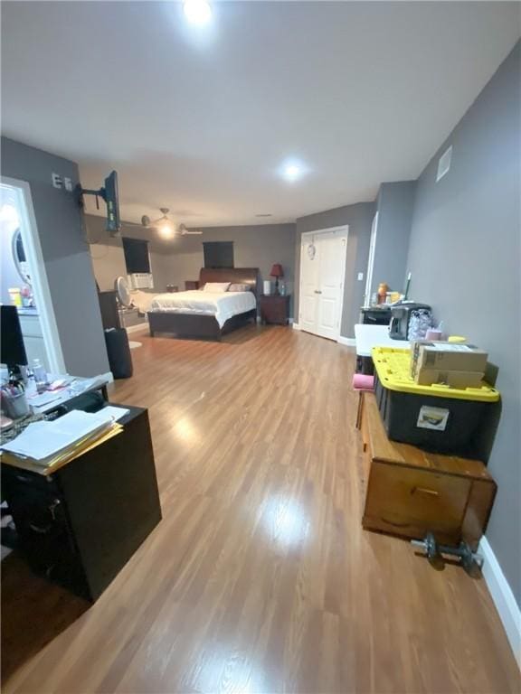 405-407 Rena Rd, Van Buren, AR 72956 - bedroom with wood finished floors and baseboards