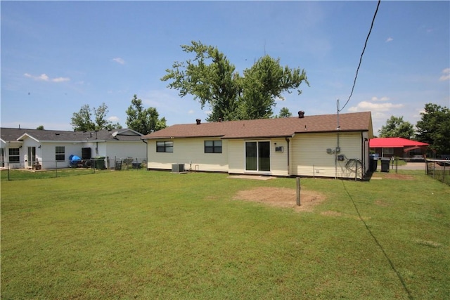 1404 W Margaret Pl, Rogers, AR 72756 - back of property with central AC unit