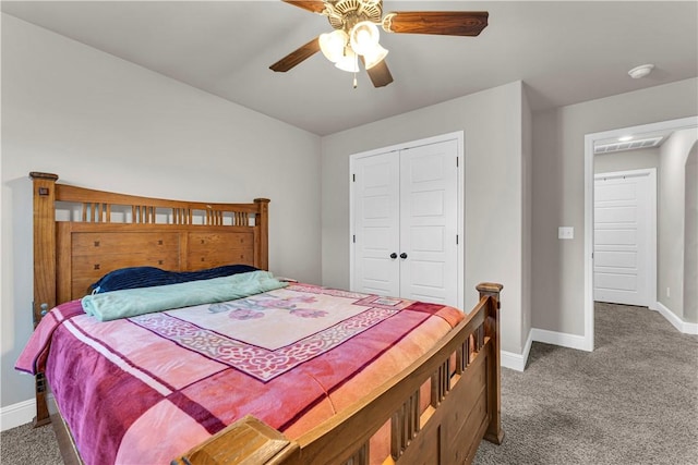 200 Post Oak Ave, Gentry, AR 72734 - bedroom featuring carpet, baseboards, and a closet