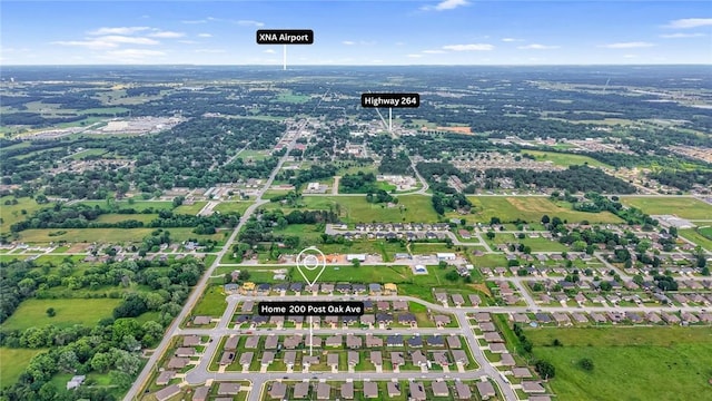 200 Post Oak Ave, Gentry, AR 72734 - aerial view of property and surrounding area