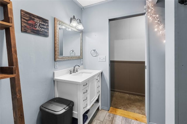 2 Tenbury Ln, Bella Vista, AR 72714 - bathroom featuring wood finished floors, vanity, and toilet