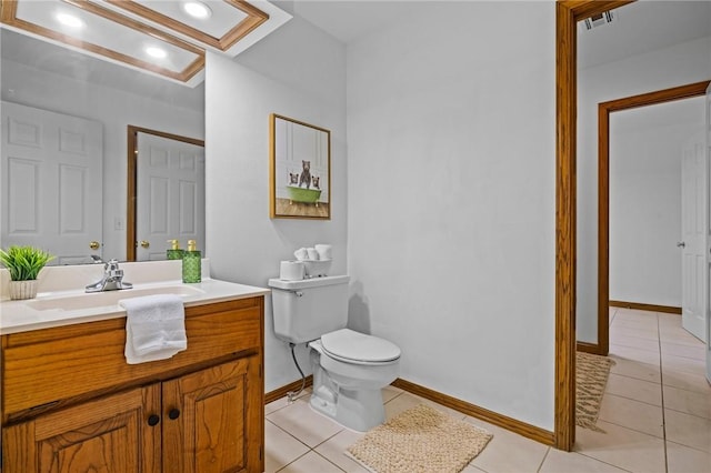 1 Geyer Rd, Bentonville, AR 72712 - bathroom with tile patterned flooring and vanity